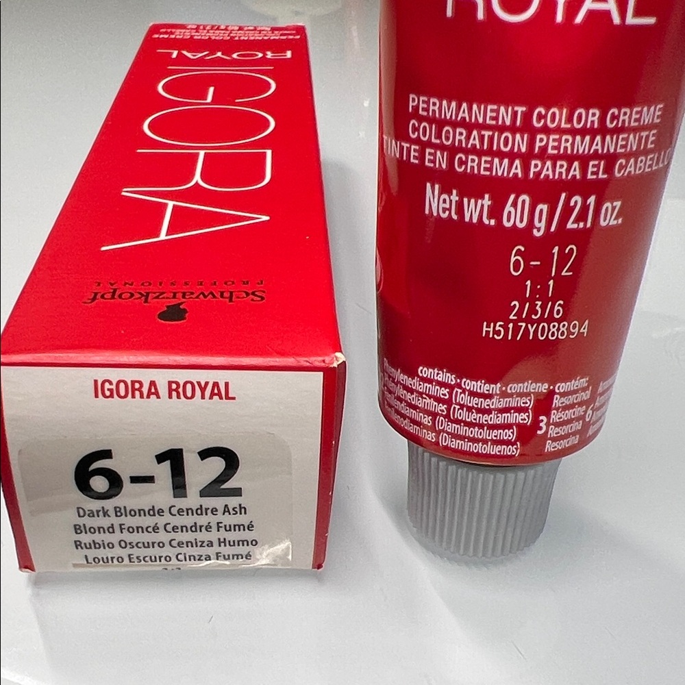 Schwarzkopf Igora Royal Dark Blonde Cendre Ash Hair Color